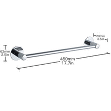 Carica l&#39;immagine nel visualizzatore di Gallery, Wangel Portasciugamani Da Parete 40cm, Colla 40 cm, Poliertes Finish - 40cm - Ilgrandebazar