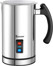 Carica l&#39;immagine nel visualizzatore di Gallery, NWOUIIAY VAVA Montalatte Elettrico 500W 240mL Schiumatore Acciaio Inox Caffè Argento