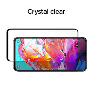 Spigen, Vetro Temperato Samsung Galaxy A70, Custodia Compatibile,... - Ilgrandebazar