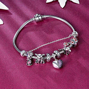 Charms Cane Bead Da Donna Argento Sterling 925 Con Cristallo Swarovski... - Ilgrandebazar
