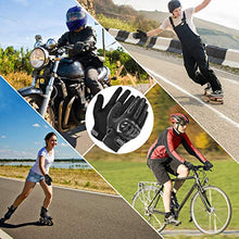 Carica l'immagine nel visualizzatore di Gallery, COFIT Guanti da Moto, Touchscreen sulle Dita, per corse in XXL, Nero