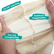 Carica l&#39;immagine nel visualizzatore di Gallery, [Senza plastica]Sacchetti riutilizzabili , Sacchetti di Frutta e Verdura,...
