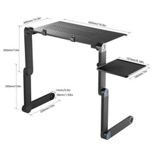 Carica l&#39;immagine nel visualizzatore di Gallery, Mksutary Supporto PC Portatile Pieghevole Tavolo per PC, Tavolino Laptop... - Ilgrandebazar