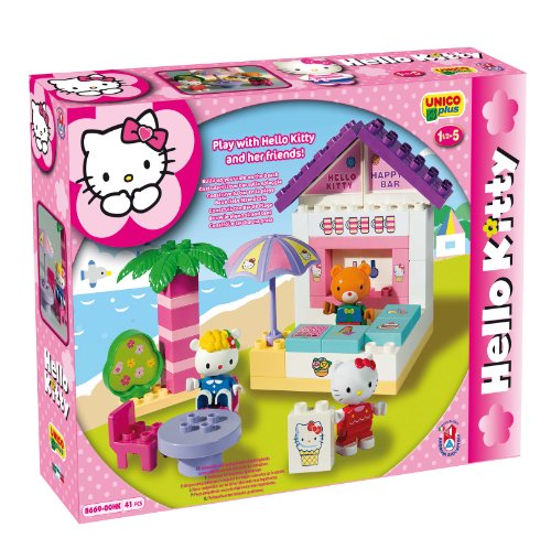 Unico Costruzione Hello Kitty-Bar 41pz 8669 - Ilgrandebazar
