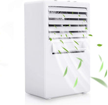 Carica l'immagine nel visualizzatore di Gallery, Winload Raffreddatore D'aria Mini, 3 in 1 Portatile Refrigeratore D'aria, Condizionatore Portatile Mini con Serbatoio Dell'acqua, 3 Velocità, Mini Evaporativo Umidificatore per Casa, Ufficio