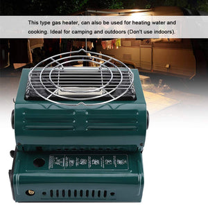 TOPINCN Riscaldatore a Gas Esterni Portatile Doppio Green Dual Use - Ilgrandebazar