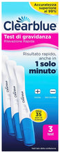 Carica l'immagine nel visualizzatore di Gallery, Test di Gravidanza Clearblue Rilevazione Rapida Maxiformato, Risultato Rapido, anche in 1 minuto*, 3 Test
