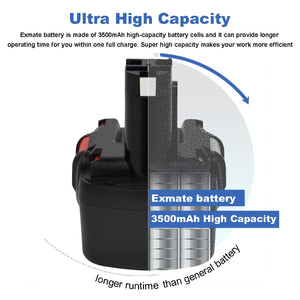 Exmate Ni-MH 12V 3,5Ah Sostituire Bosch Batteria Trapano per BAT043... - Ilgrandebazar