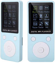 Carica l&#39;immagine nel visualizzatore di Gallery, Lettore Musicale Digitale, Schermo Portatile MP4 Supporto Lettore Musicale 32GB TF Card con Cuffia Lettore Musicale Stereo a Lungo Tempo di Attesa Lettore Digitale MP4(Blu)