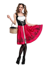 Carica l&#39;immagine nel visualizzatore di Gallery, Generico Costume da Carnevale Halloween Cappuccetto Rosso con Mantello...