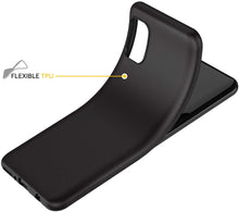Carica l'immagine nel visualizzatore di Gallery, EasyAcc Custodia per Samsung Galaxy A51, Morbido TPU Cover Slim Anti Scivolo Protezione Posteriore Case Antiurto E' Adatto per Samsung Galaxy A51- Nero