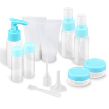 Carica l&#39;immagine nel visualizzatore di Gallery, BROTOU 14 Pezz Bottigliette da viaggio Set Aereo Contenitori Viaggio Blu - Ilgrandebazar