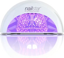 Carica l&#39;immagine nel visualizzatore di Gallery, NailStar Lampada a LED Professionale Asciuga Smalto per Unghie. Per tecniche di applicazione Shellac, Semipermanente e Gel. Con Timer da 30sec, 60sec, 90sec e 30min (Bianco)