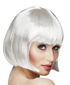 Boland 85887 - Parrucca Cabaret Caschetto, Bianco - Ilgrandebazar