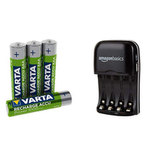 Carica l'immagine nel visualizzatore di Gallery, Varta Batteria Ricaricabile AAA MiniStilo, 1000 mAh, Confezione da 4 Pezzi,... - Ilgrandebazar