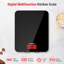 Carica l&#39;immagine nel visualizzatore di Gallery, ACCUWEIGHT Bilancia Digitale da Cucina Elettronica AW-201 Aggiornato, Nero - Ilgrandebazar