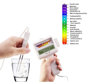 PH Tester, Portable 2 in 1 0026 CL2 Misuratore di Livello Pattern 1 - Ilgrandebazar