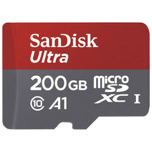 Carica l&#39;immagine nel visualizzatore di Gallery, SanDisk Ultra Scheda di Memoria MicroSDXC da 200 GB e 200 GB, Rosso