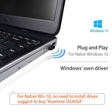 Carica l&#39;immagine nel visualizzatore di Gallery, Avantree BTDG-40S-BLK Adattatore Bluetooth, Nero - Ilgrandebazar