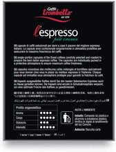Carica l'immagine nel visualizzatore di Gallery, Caffè Trombetta L'Espresso, Capsule Compatibili Nespresso, Più Crema - 50 Capsule