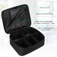Carica l&#39;immagine nel visualizzatore di Gallery, DIMJ Porta Trucchi da Viaggio, Borsa Trucco Professionale Beauty Case Nero - Ilgrandebazar