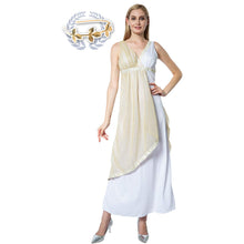 Carica l&#39;immagine nel visualizzatore di Gallery, EraSpooky Costumi Costume da Dea Greco Antico one size, Bianco 2 - Ilgrandebazar