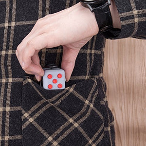 FIDGETARIAN Fidget Cube Blu Mimetico Grigio - Ilgrandebazar
