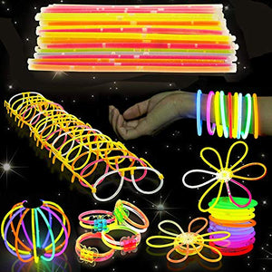 543 Pack - 250 Glow Sticks, Bastoncini Luminosi Fluorescenti, 293 viola - Ilgrandebazar