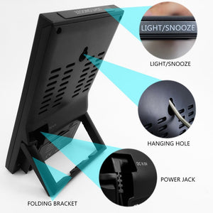 VLIKE Stazione Meteo con 2 Sensore Esterno Wireless Controllo Radio... - Ilgrandebazar