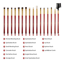 Carica l&#39;immagine nel visualizzatore di Gallery, DUcare Pennelli Make Up 27 pezzi Set di pennelli per trucco 27 Pezzi - Ilgrandebazar