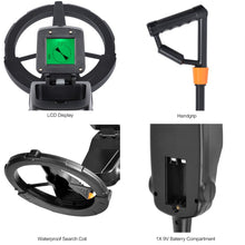 Carica l'immagine nel visualizzatore di Gallery, HUKOER Metal Detector Portatile Leggero per Bambini, Sensibilità Regolabile... - Ilgrandebazar