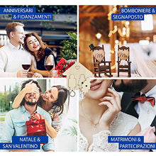 Carica l&#39;immagine nel visualizzatore di Gallery, Portachiavi Coppia Casa Eco Legno Personalizzabile 2.0 Idea Regalo Originale... - Ilgrandebazar
