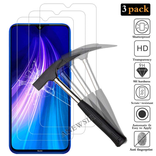 ANEWSIR 3X Vetro Pellicola Protettiva per Xiaomi Redmi Note 8 Vetro... - Ilgrandebazar