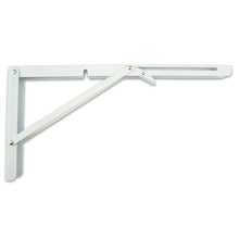 Carica l&#39;immagine nel visualizzatore di Gallery, Mechwares pieghevole staffa per ripiani tabelle lungo rilascio 40cm, White - Ilgrandebazar