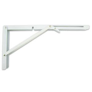 Mechwares pieghevole staffa per ripiani tabelle lungo rilascio 40cm, White - Ilgrandebazar