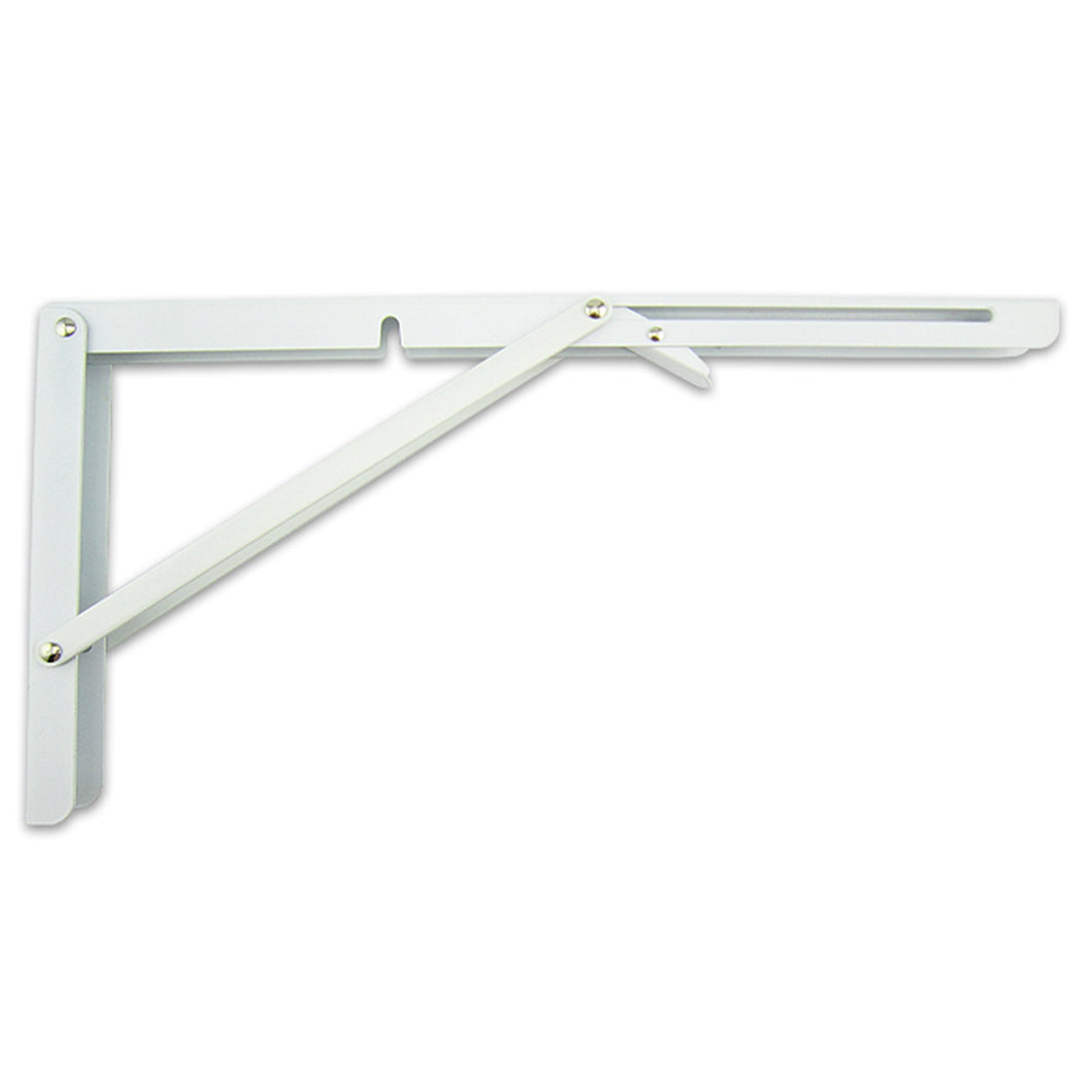 Mechwares pieghevole staffa per ripiani tabelle lungo rilascio 40cm, White - Ilgrandebazar