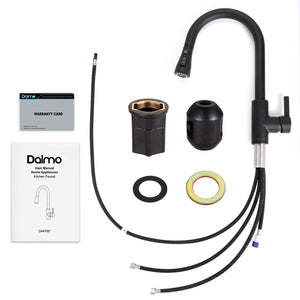 Rubinetto da Cucina, Dalmo - DAKF8F, Miscelatore Cucina con Doccetta...