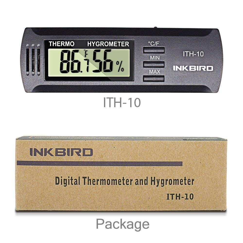 Inkbird ITH-10 Portatile Digitale Temperatura & umidità Metro Tester - Ilgrandebazar