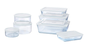 Pyrex Cook&Freeze Contenitore rett. con 27 x 22 x 9 cm, Bianco/Trasparente