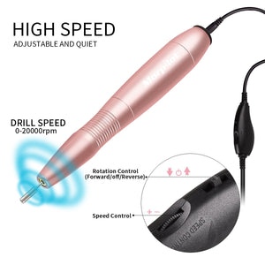 Fresa Unghie Elettrica, Morpilot 11 in 1 Kit Nail Drill Art Per - Ilgrandebazar