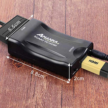 Carica l'immagine nel visualizzatore di Gallery, AMANKA Convertitore da SCART a HDMI Adattatore Audio Stereo HD Scart a - Ilgrandebazar