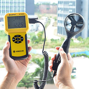 Anemometro Digitale Holdpeak 826A per Misuratore di Velocità / Temperatura... - Ilgrandebazar