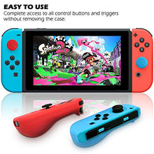 Carica l'immagine nel visualizzatore di Gallery, Senhai Custodia Protettiva per Nintendo Switch Joy-con Regolatore con Caps...