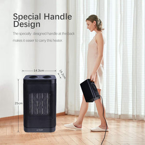 ACTOPP Termoventilatore Elettrico, 1500W Stufa Elettrica Basso Consumo 2... - Ilgrandebazar