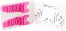 Carica l&#39;immagine nel visualizzatore di Gallery, 26 PCS Stencil per smalto,Protettore per unghie, smalto per unghie stencil in 10 misure Guida alla pittura per unghie kit per strumenti base per nail art