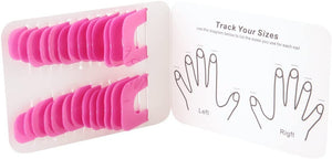 26 PCS Stencil per smalto,Protettore per unghie, smalto per unghie stencil in 10 misure Guida alla pittura per unghie kit per strumenti base per nail art