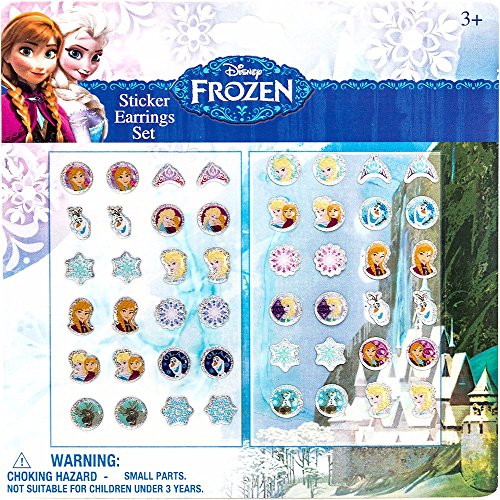 Toy Joy - Frozen Orecchini Sticker 24 Paia - Ilgrandebazar
