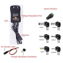 Carica l&#39;immagine nel visualizzatore di Gallery, gutreise 30 W 100 - 240 V a 4,5 V, 3 5 9 7.5 6 12 V UE Plug... - Ilgrandebazar