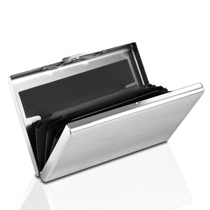 RFID Blocking Porta Carte di Credito in Alluminio, Yosemy Portafoglio Carte... - Ilgrandebazar