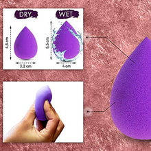 Carica l&#39;immagine nel visualizzatore di Gallery, Set Spugnette Make Up Beauty Goccia - Spugne Blender Ovali Colorate...